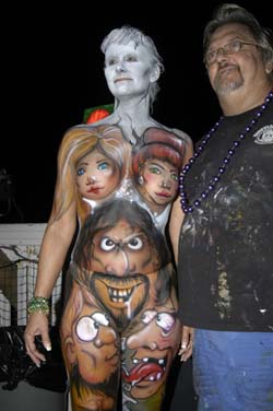 Body Painting 2005 photo - Duval Street, Key West